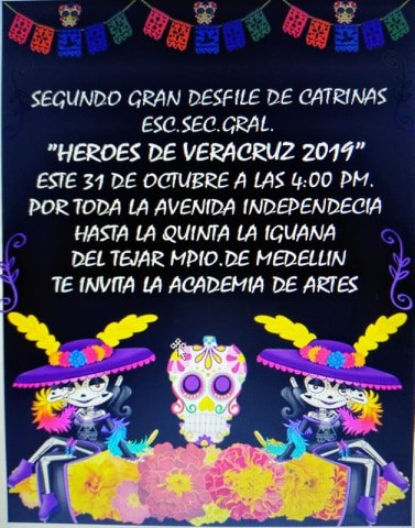 secundaria Heroes de Veracruz catrinas