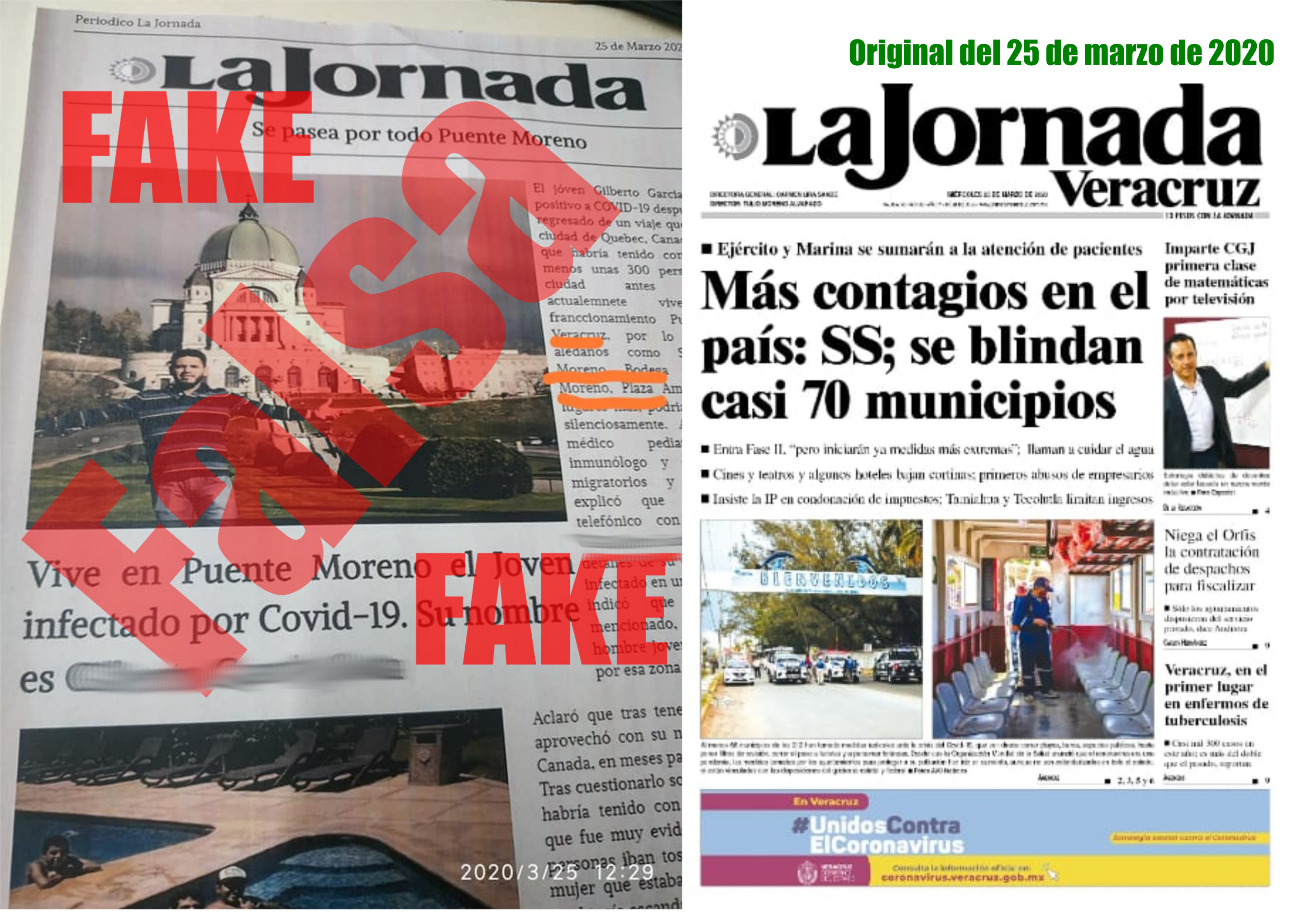 fake new coronavirus