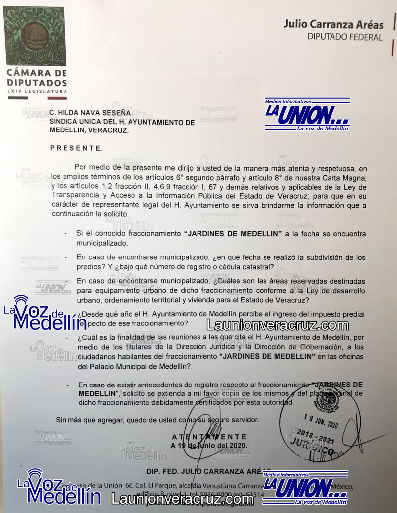 Diputado Julio Carranza