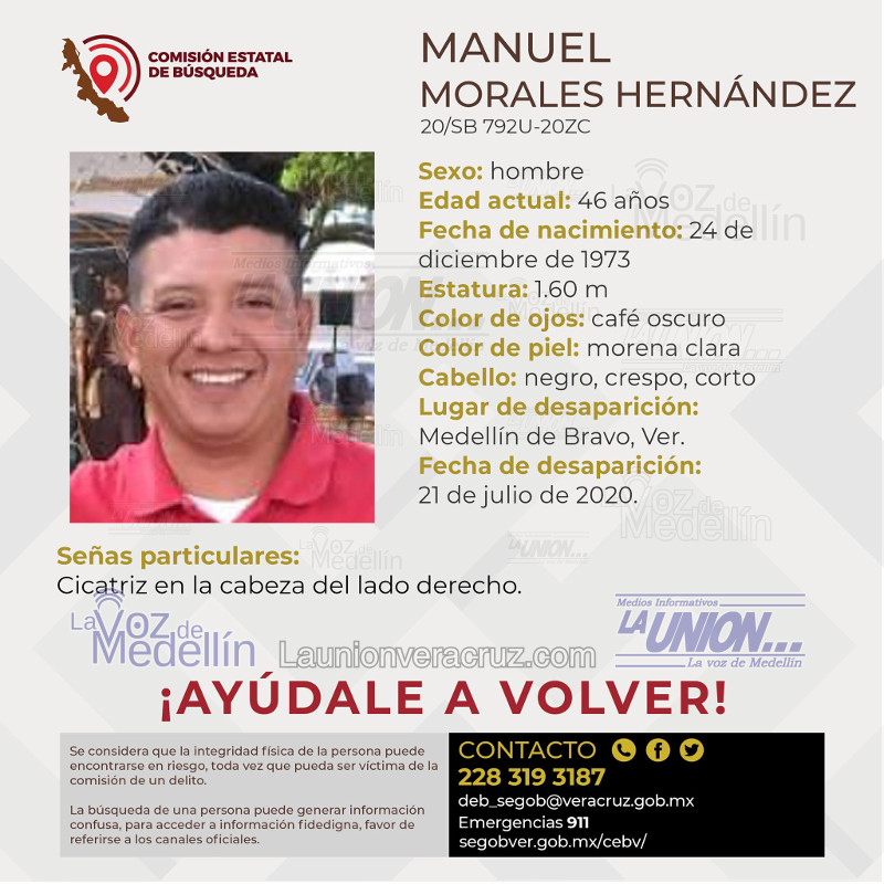 Manuel Morales Hernández Fracc San Miguel